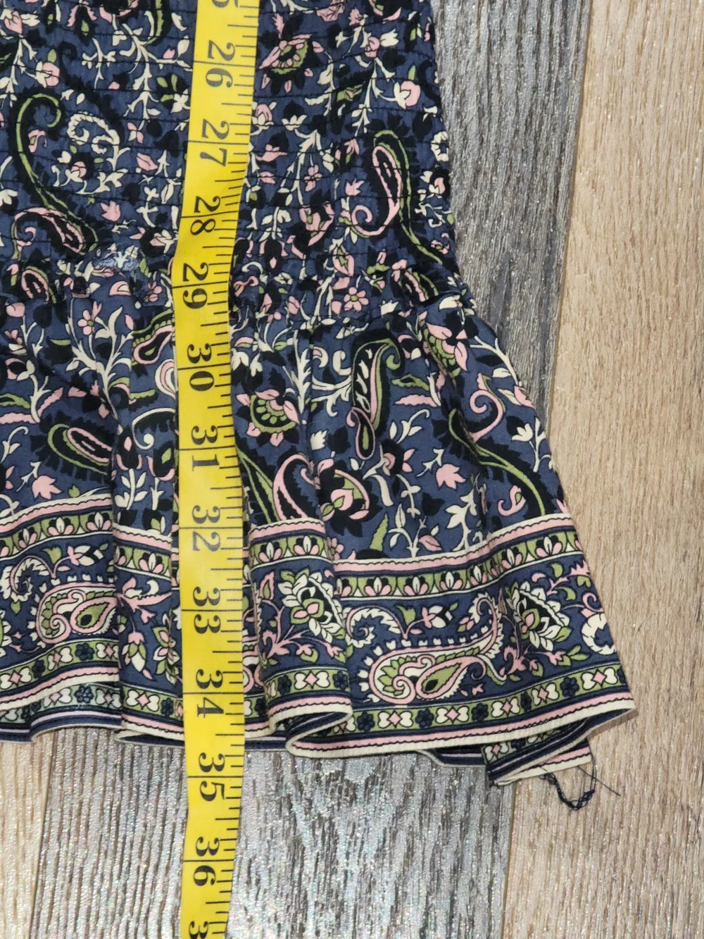 Veronica Beard Paisley Print Smocked Mini Dress Size 6 EUC - Picture 9 of 11